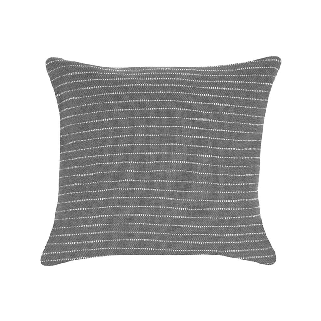 Gewoven sierkussen in Grijs
