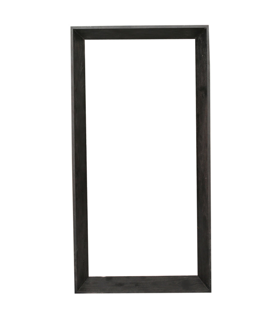 Kyro Black acacia houten spiegel L