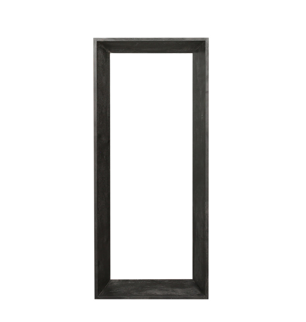 Kyro Black acacia houten spiegel S