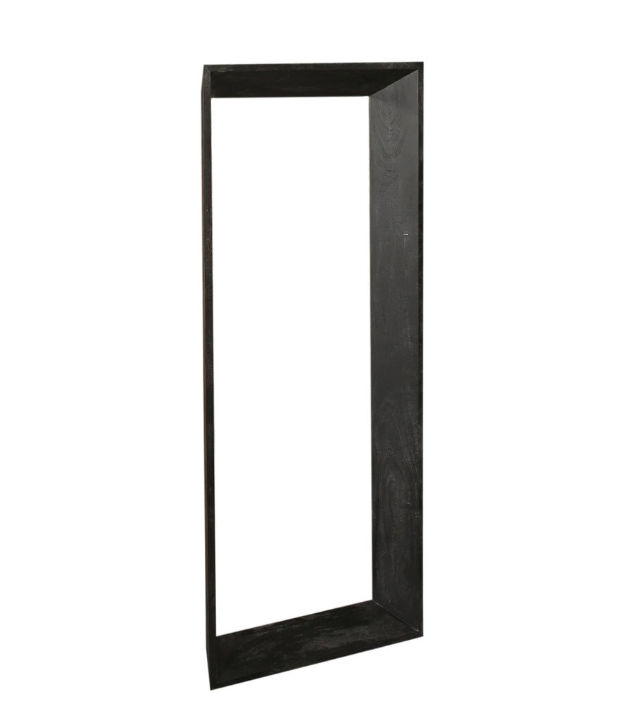 Kyro Black acacia houten spiegel S