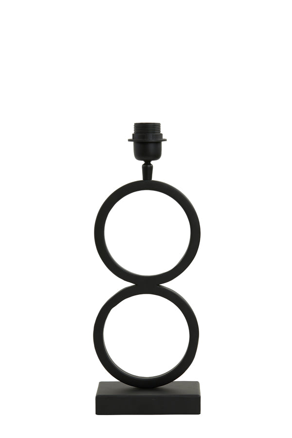 Stelios Lampvoet - Zwart - 15x10x36 cm