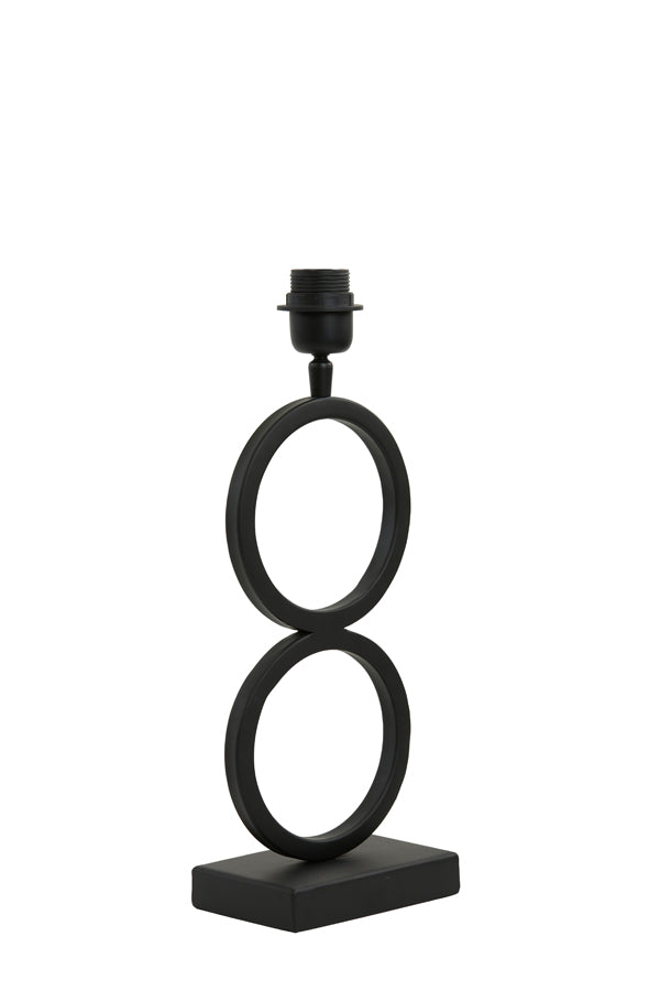 Stelios Lampvoet - Zwart - 15x10x36 cm