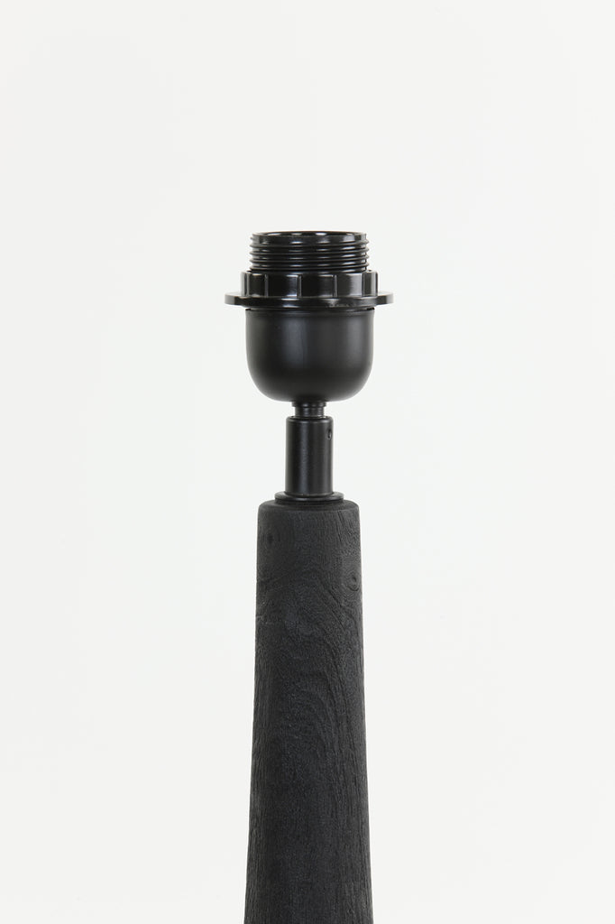 Jovany Lampvoet Ø 20x58 cm in zwart hout