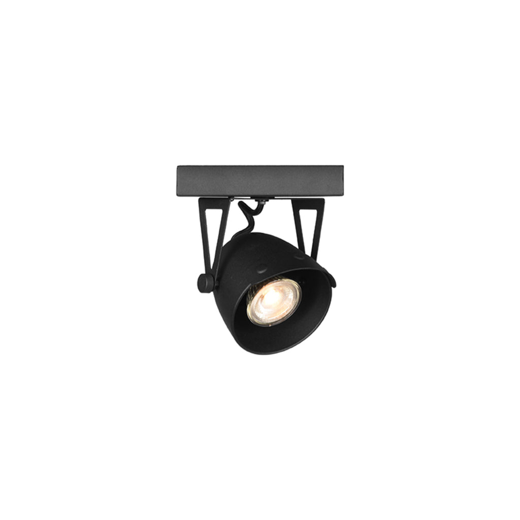 Spot Cap led - Zwart - Metaal - 1 Lichts
