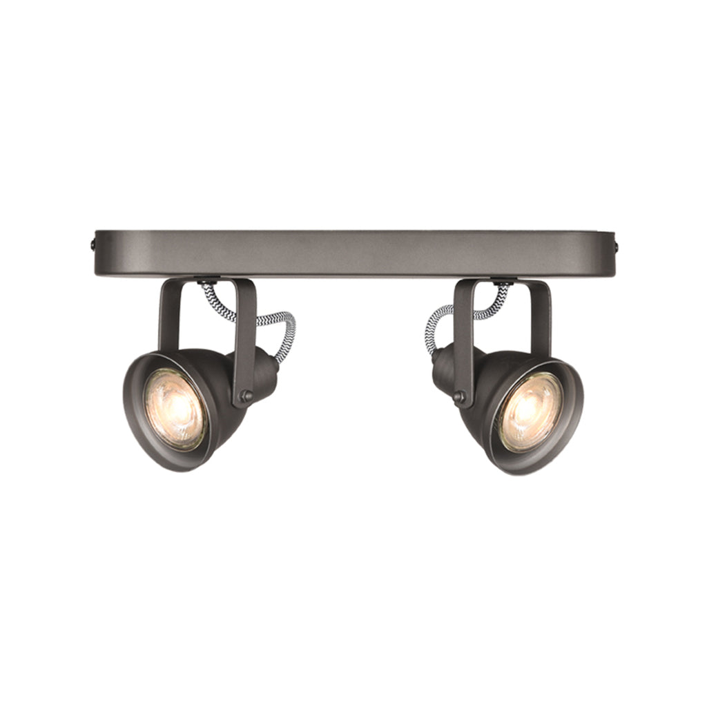 Spot Max led - Grijs - Metaal - 2 Lichts