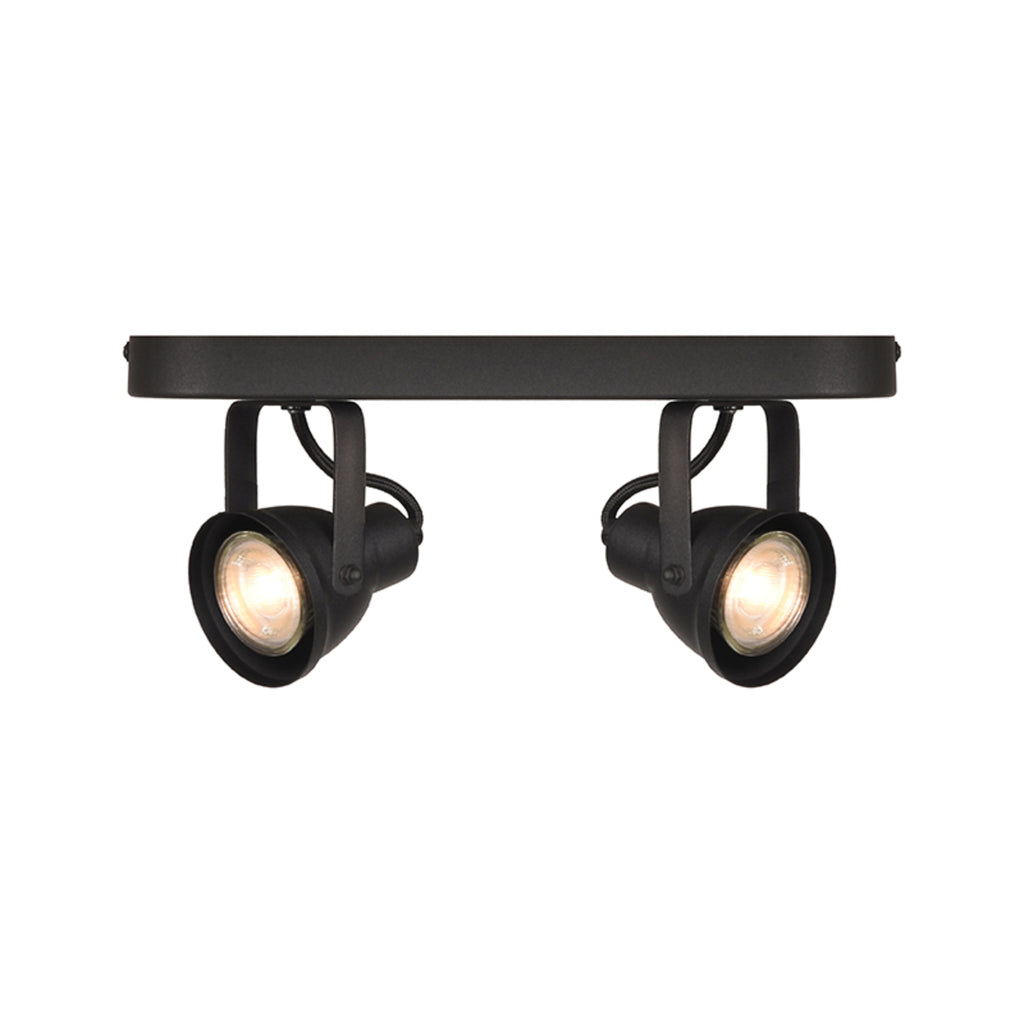 Spot Max led - Zwart - Metaal - 2 Lichts