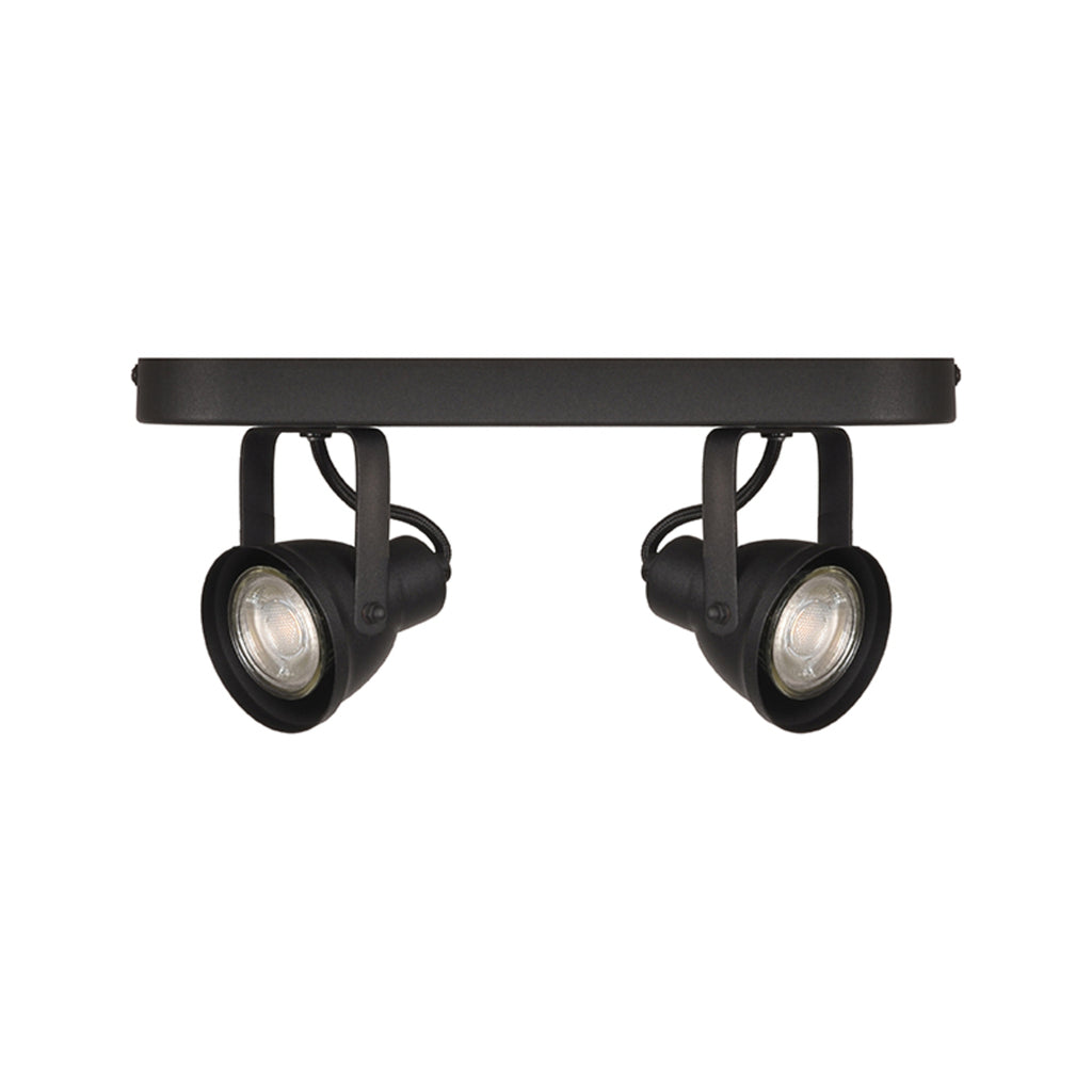 Spot Max led - Zwart - Metaal - 2 Lichts