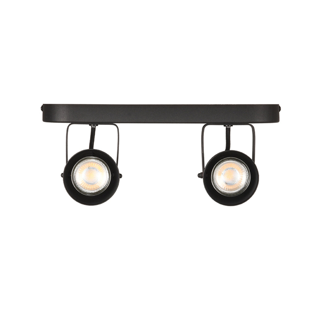 Spot Max led - Zwart - Metaal - 2 Lichts