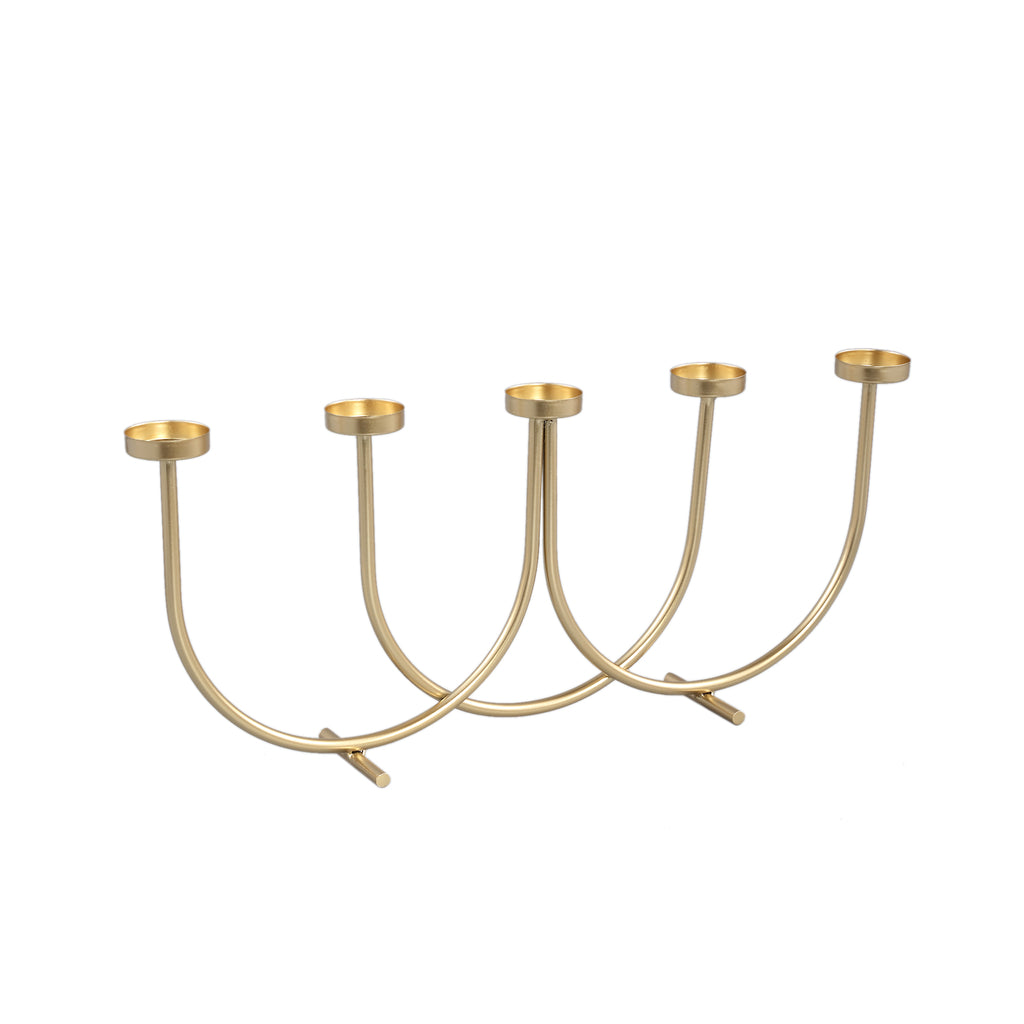 Lish Gold iron kandelaar multiple dining