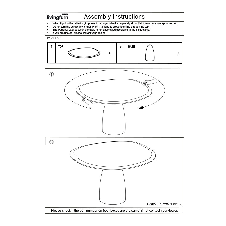 Brix Marron Espresso 140cm