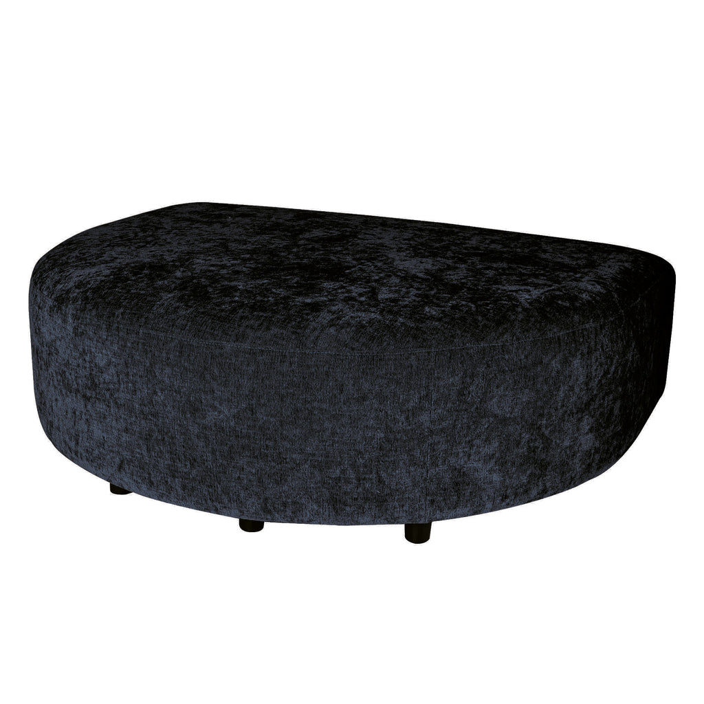 Lujo | Ronde LC poef Links - Anthracite 0504 fiore