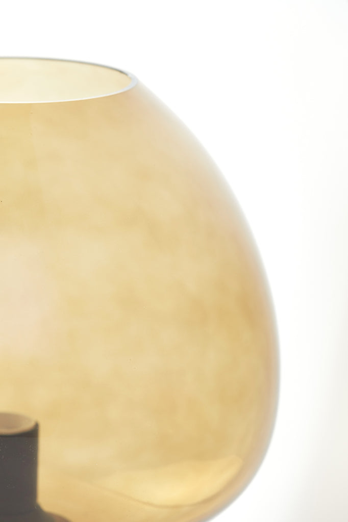 Tafellamp Mayson - Bruin/Zwart 30 cm