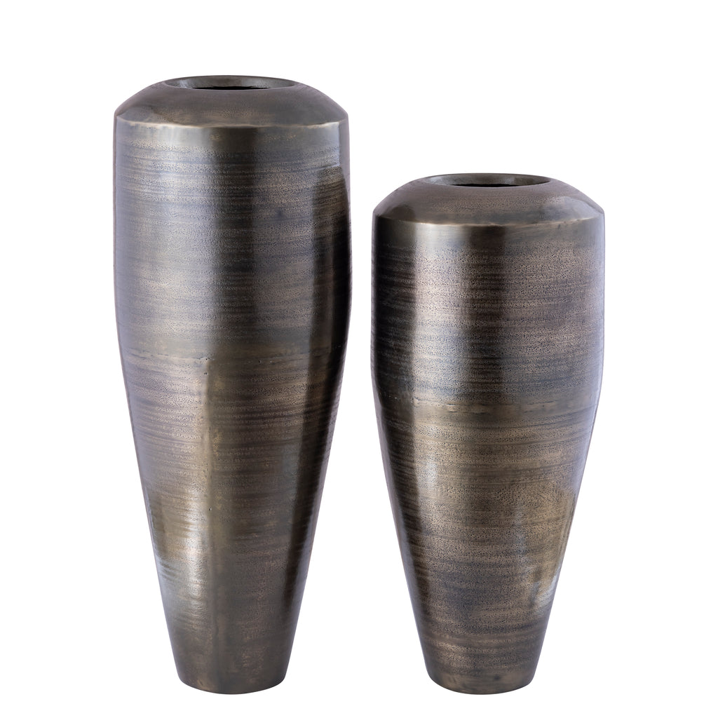 Micheal GunMetal alu sheet pot high round L
