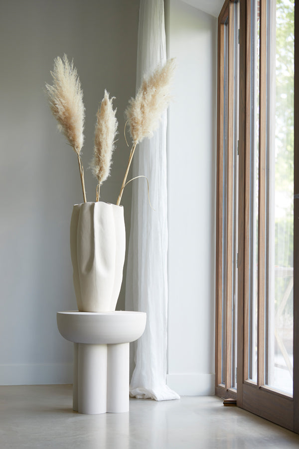 Bijzettafel Mikola - Wit 46cm