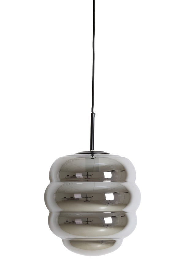 Hanglamp Misty - Smoke Glas - 30x30x37cm
