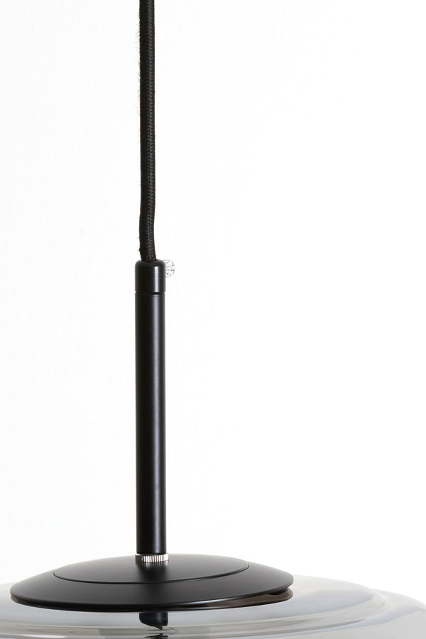 Hanglamp Misty - Smoke Glas - 30x30x37cm