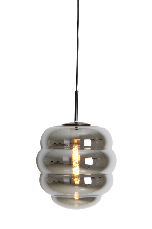 Hanglamp Misty - Smoke Glas - 30x30x37cm
