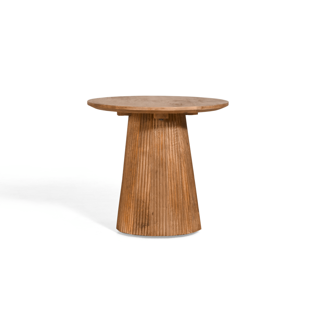 Mokka Bijzettafel Lichtbruin Ø50cm