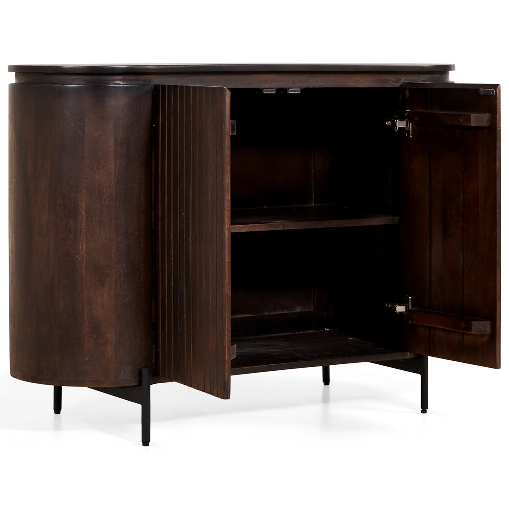 Mokka Dressoir Donkerbruin 115cm