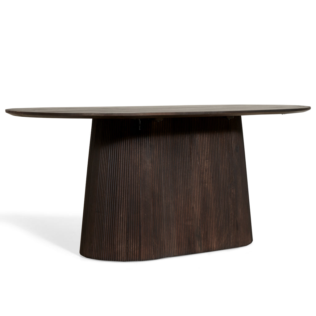 Mokka Eettafel Donkerbruin 200cm