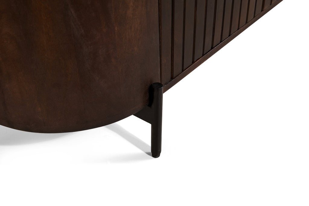 Mokka TV-Meubel Donkerbruin 210cm