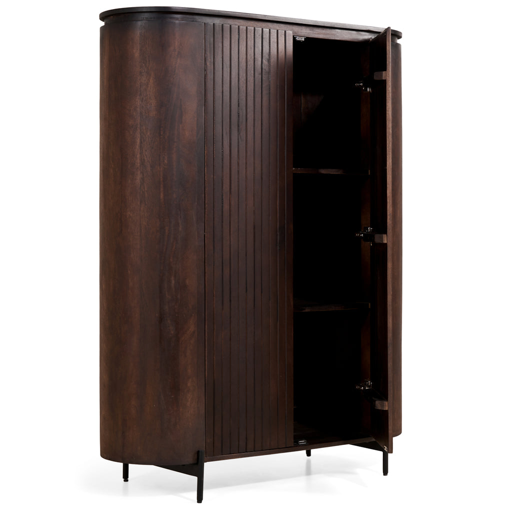 Mokka Wandkast Donkerbruin 115m