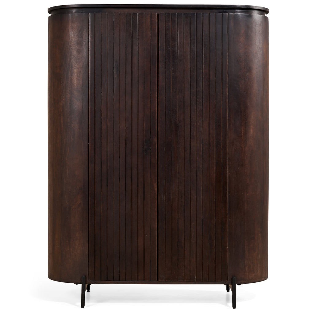 Mokka Wandkast Donkerbruin 115m