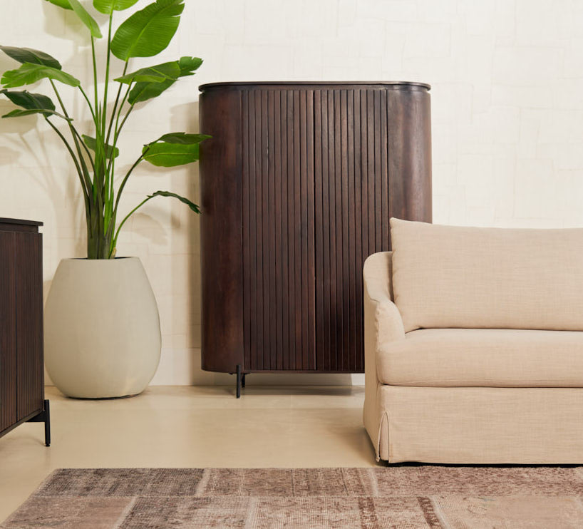 Mokka Wandkast Donkerbruin 115m