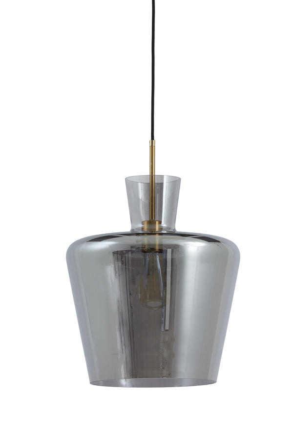 Hanglamp Myles - Smoke Glas - 25x25x31cm