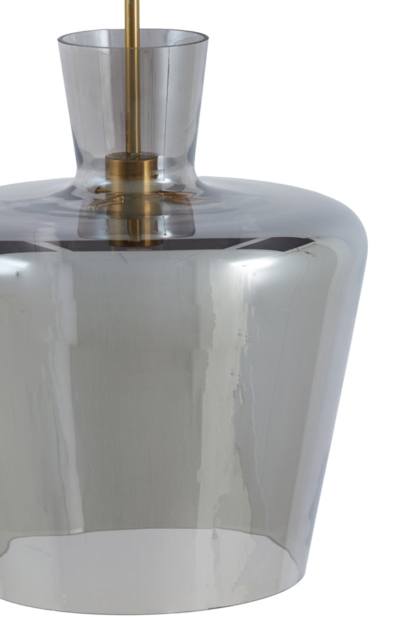 Hanglamp Myles - Smoke Glas - 25x25x31cm