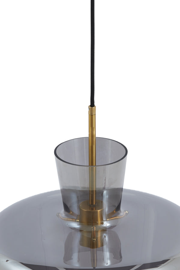 Hanglamp Myles - Smoke Glas - 25x25x31cm