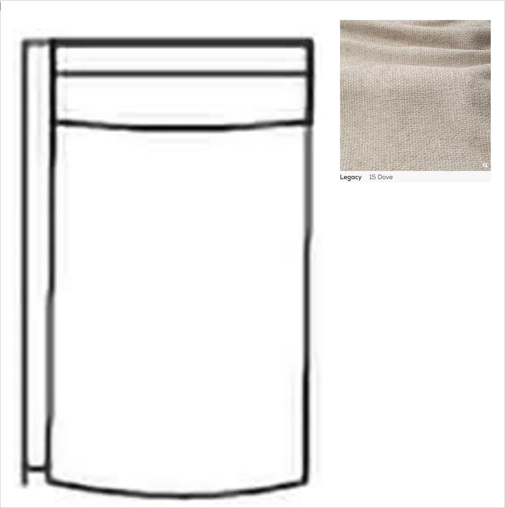 Nilla | Chaise longue met arm Links - SIC Leg Dove