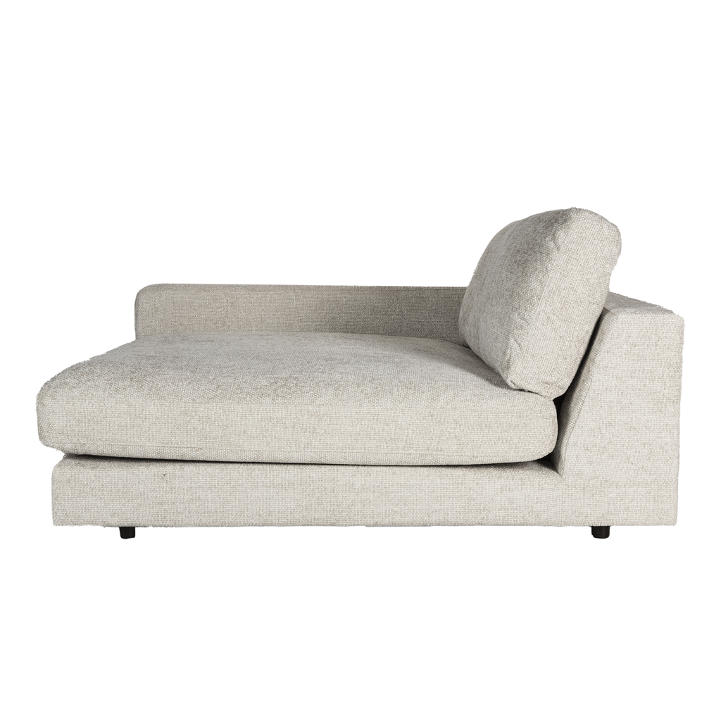 Nilla | Chaise longue met arm Links - SIC Leg Dove