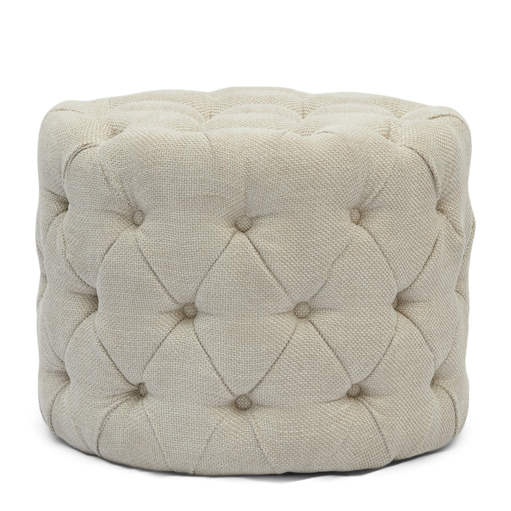 Opera Footstool Anitque White