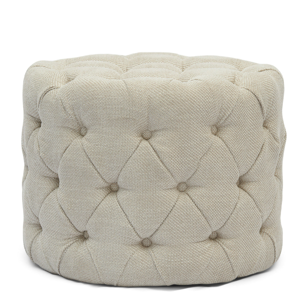 Opera Footstool Anitque White