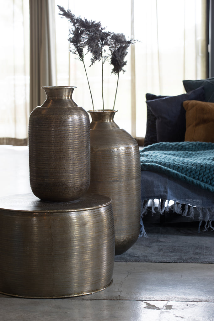 Vaas Perroy - Antiek Brons Ø 39 cm