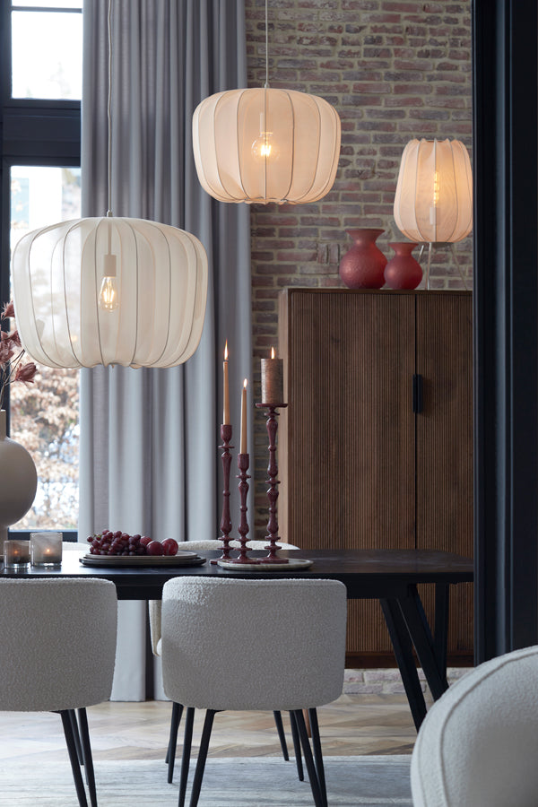 Tafellamp Plumeria - Zand Ø 34 cm