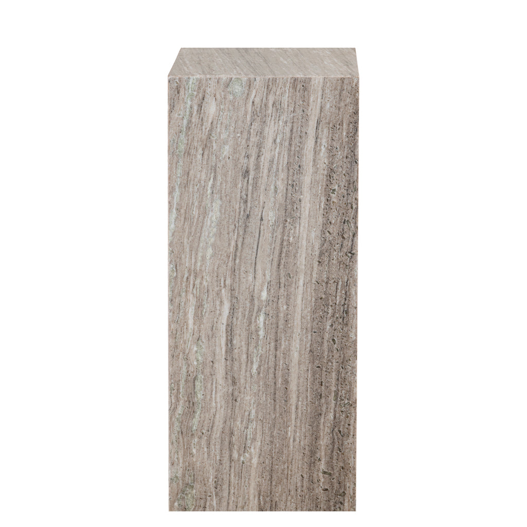 Raai Natural marble pedestal rectangle