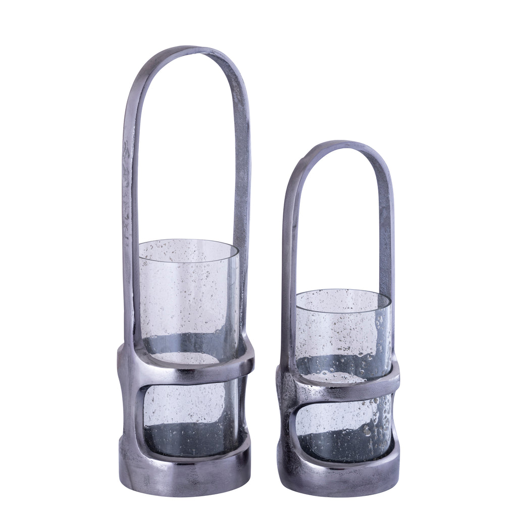 Rahana Black casted alu lantern high S