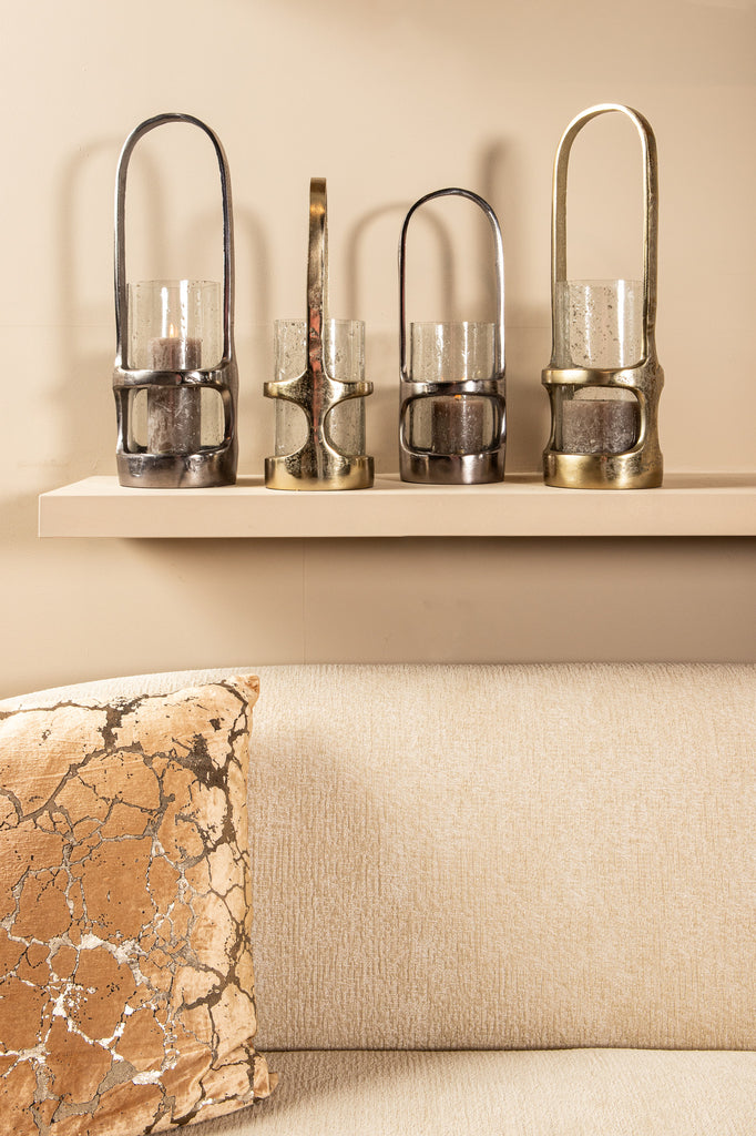 Rahana Black casted alu lantern high S