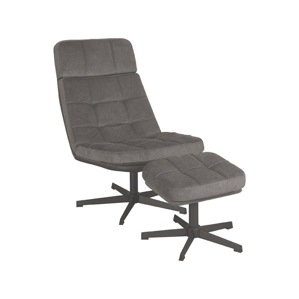 Relaxfauteuil Alvar + Ottomane