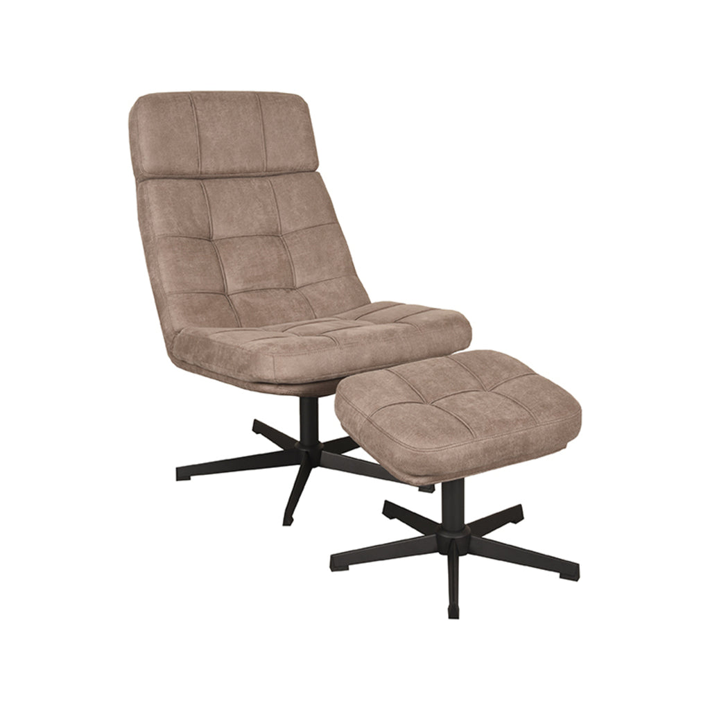 Relaxfauteuil Alvar + Ottomane