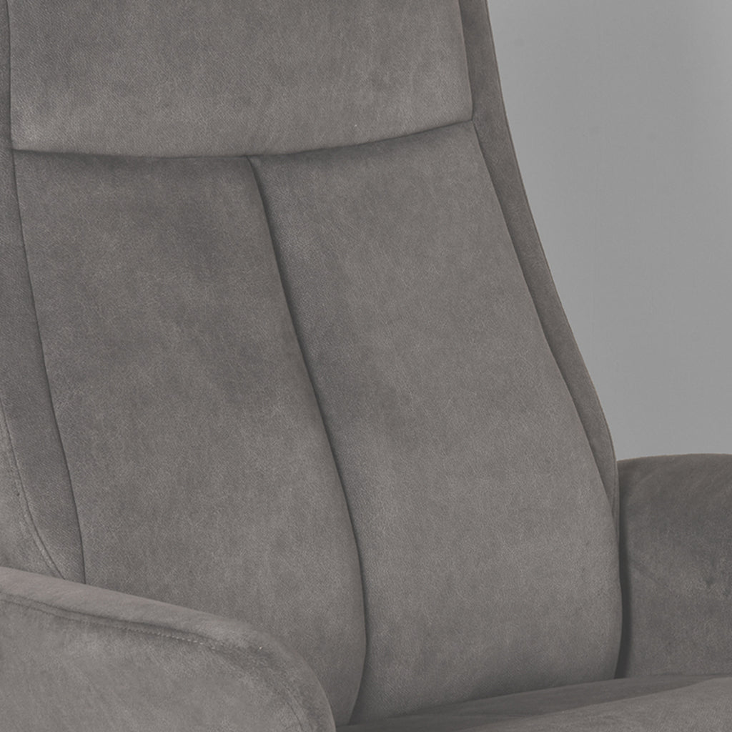 Relaxfauteuil Bergen + Ottomane