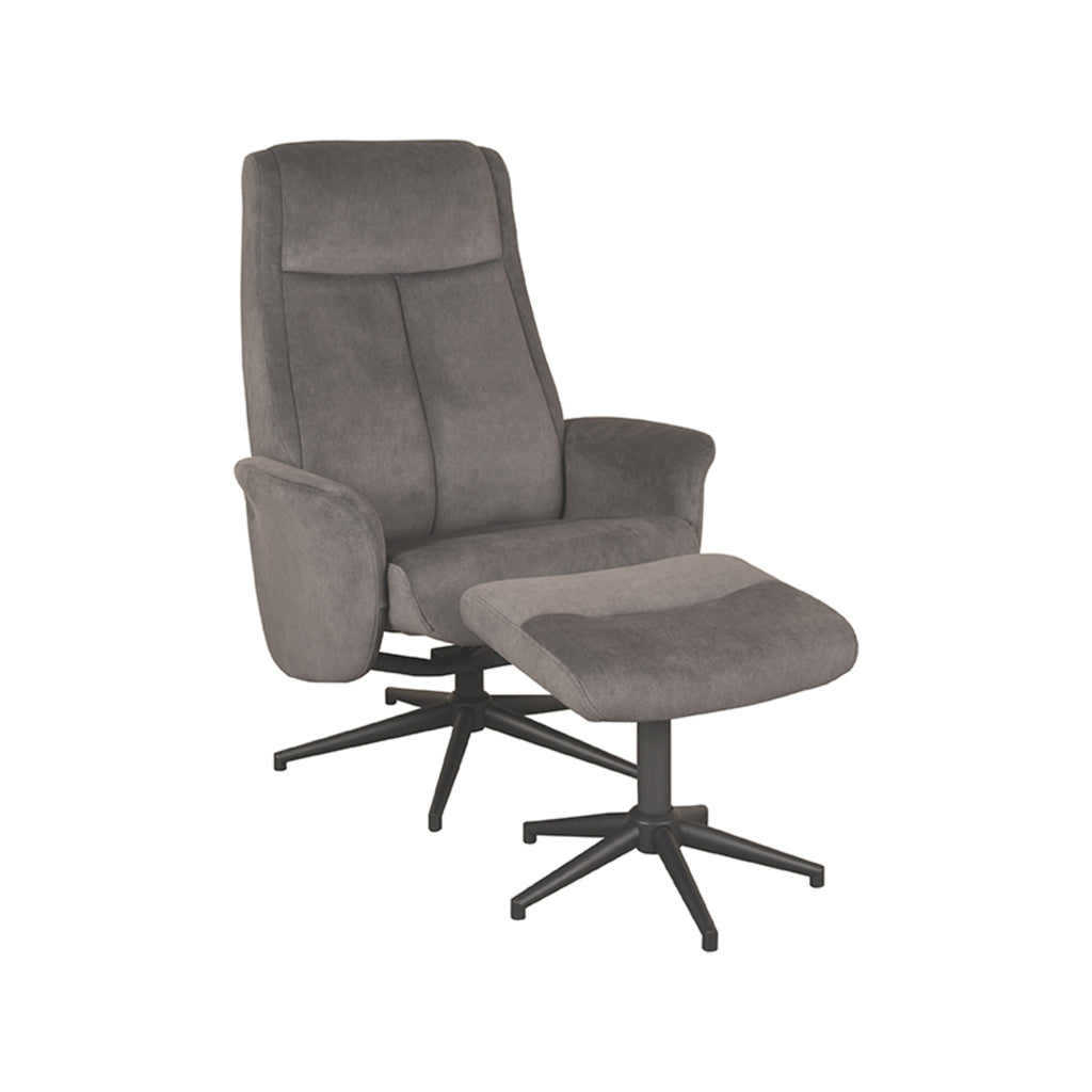 Relaxfauteuil Bergen + Ottomane