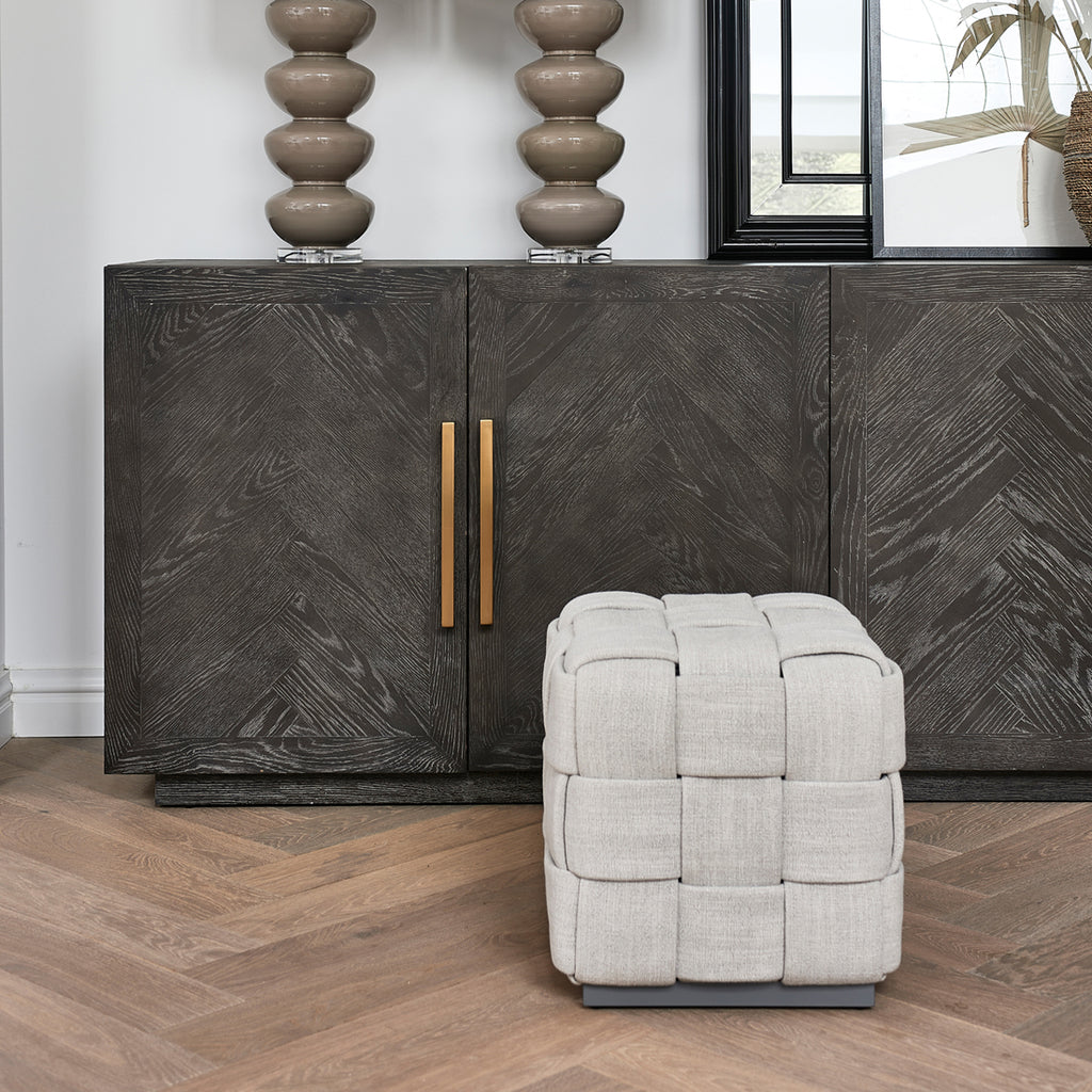 Room 48 Stool 40x40 FabFlax