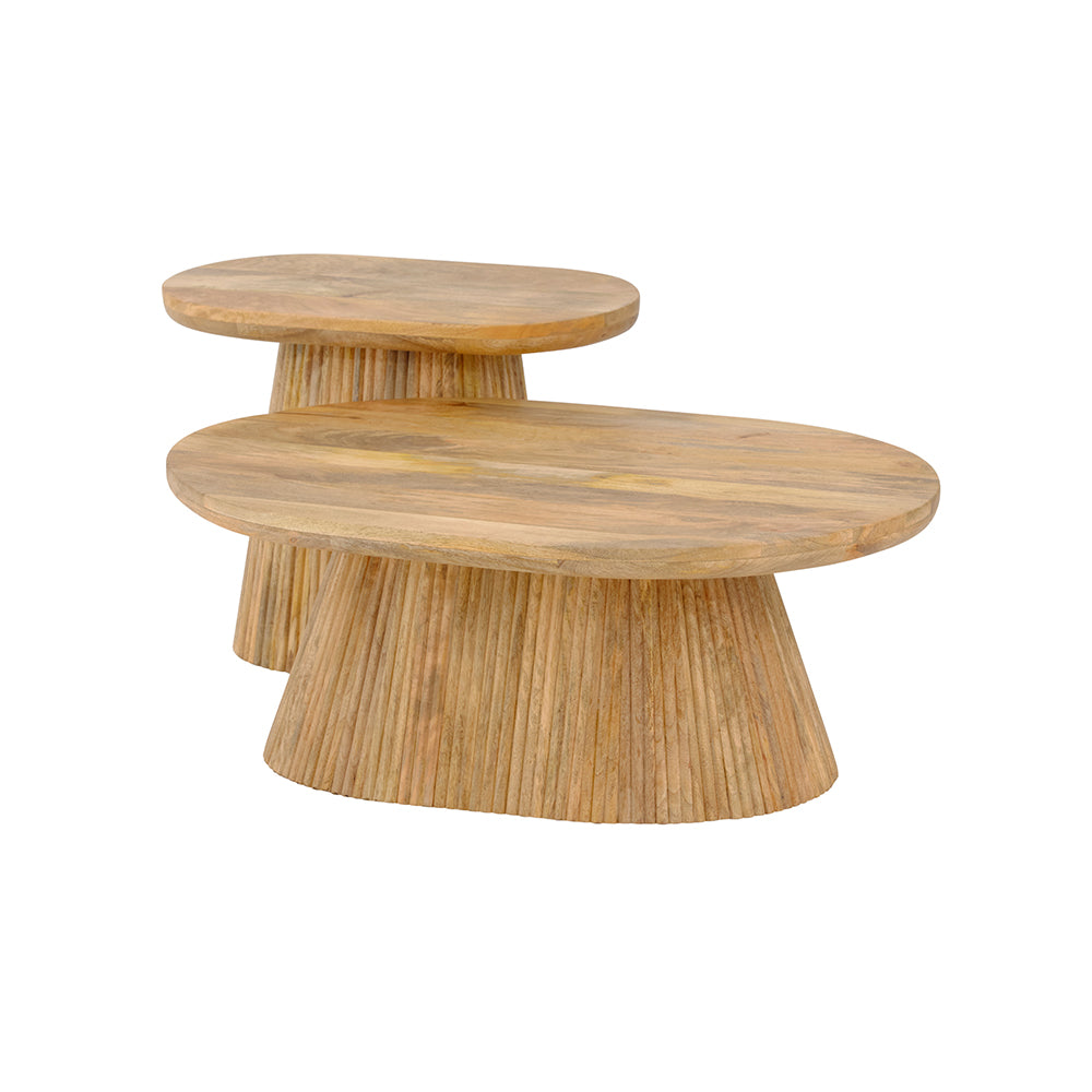 Salontafel 60 cm ovaal