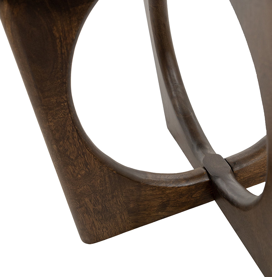 Salontafel Mango Walnut Ø60, H46