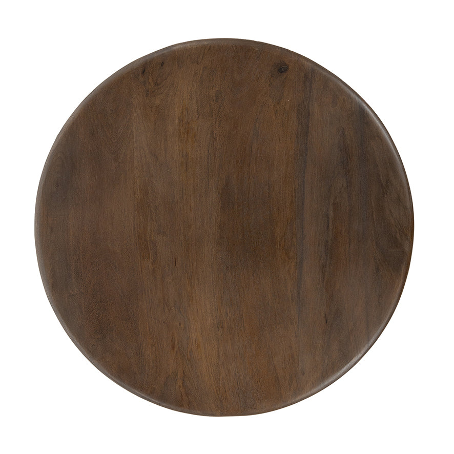Salontafel Ø80, H40, Mango Walnut