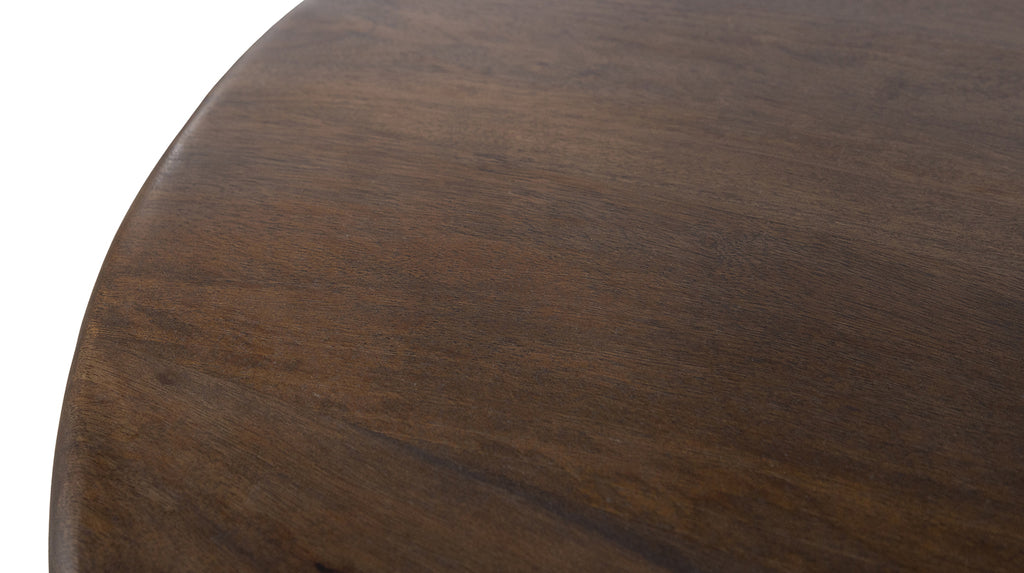 Salontafel Ø80, H40, Mango Walnut