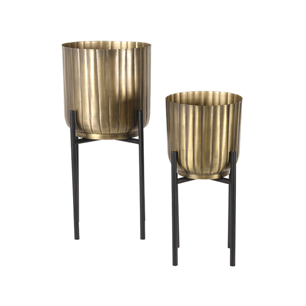 Plantenstandaards - Antiek goud